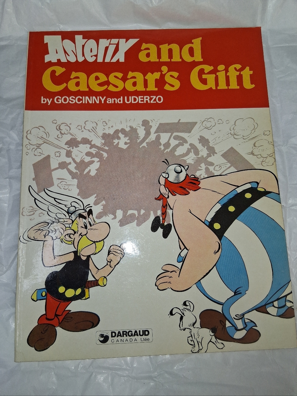 Asterix and Caesar's Gift Goscinny Uderzo Dargaud Vintage Comic Book